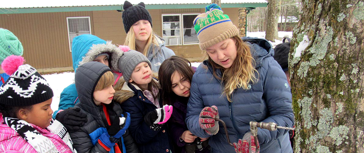 Winter Mini Camp Maple Syrup workshop