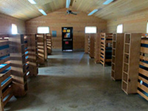 picture of a bunkhouse style cabin