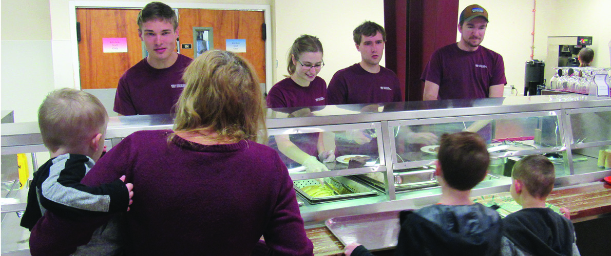 dining hall at touch of nature